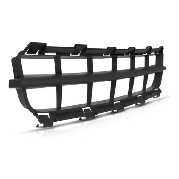 Moldura Parachoque Renault Clio 03/05 Central  Preto Ambos Os Lados