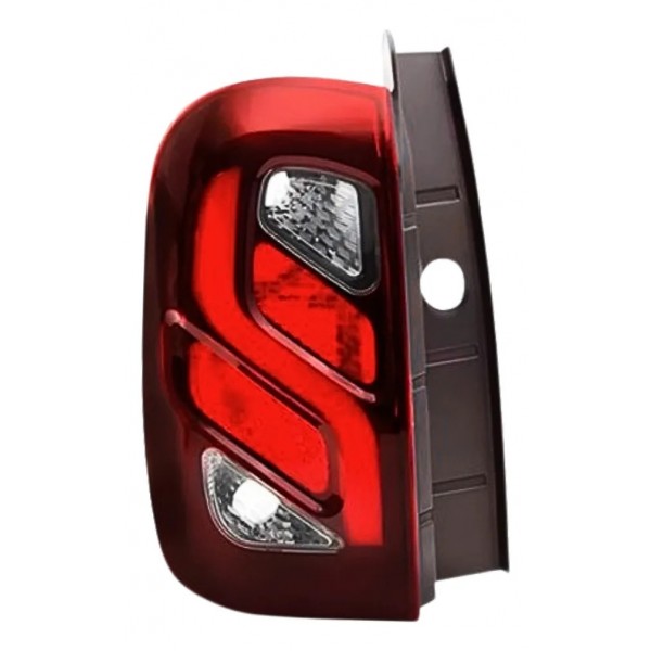 Lanterna Traseira C/ Led Duster 2016 A 2020 Lado Esquerdo Esquerdo/motorista Vermelho