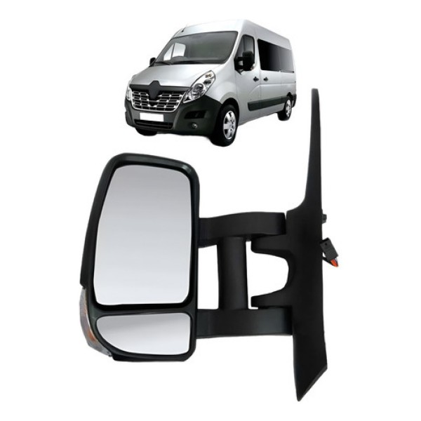 Retrovisor Eletrico Master 2013 A 2017 C/ Pisca Longo