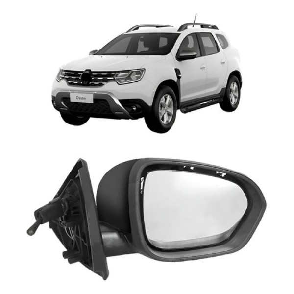Retrovisor Elétrico C/ Aquecedor Sensor Temp. Duster 21 A 2