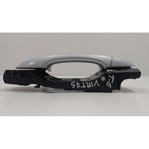 Maçaneta Externa Traseira Esquerda Vw Virtus 1.4 Tsi 2018 Cinza