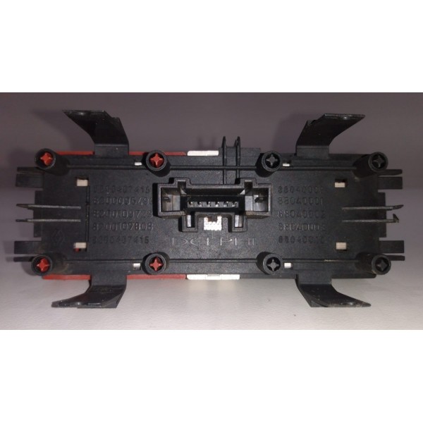 Botão Comando Alerta E Portas Megane 2.0 2007/ 373257 Preto