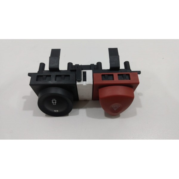 Botão Comando Alerta E Portas Megane 2.0 2007/ 373257 Preto