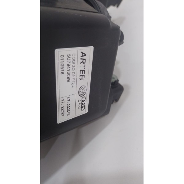 Farol Gol G8 Voy 18/20 Saveiro G7 17/19 Másc Negra Ld Arteb Direito