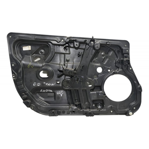 Capa Proteção Porta Dianteira Esquerdo New Fiesta 2013/2017 Preto