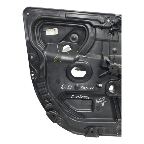 Capa Proteção Porta Dianteira Esquerdo New Fiesta 2013/2017 Preto