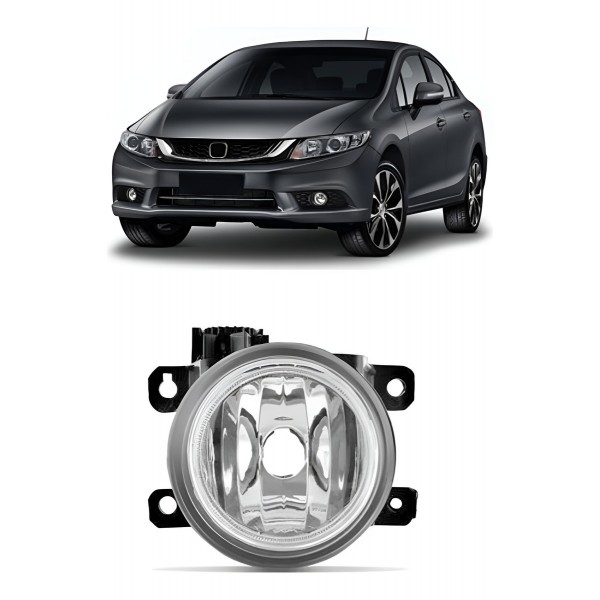 Farol Milha Auxiliar Civic 2015 A 2016 Fit 2014 A 2017 Mobi