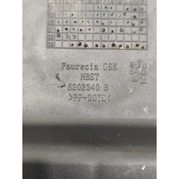 Acabamento Moldura Central Peugeot 308 2012 A 2015 5202340b Preto