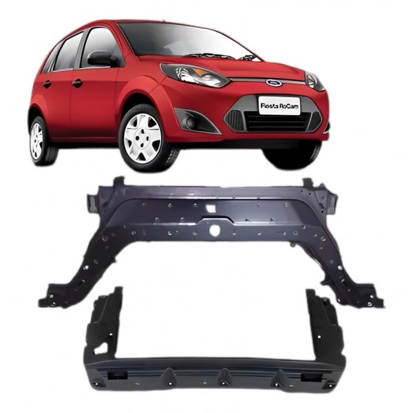 Kit Painel Frontal Superior Inf Fiesta 2011 2012 2013 2014