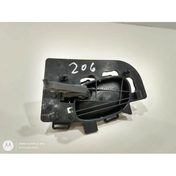 Puxador Maçaneta Porta Interna Lado Esquerdo 206 207  Preto