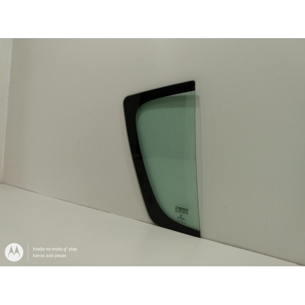 Vidro Da Porta Traseiro Direito Fixo Clio Hatch Sedan 99/14