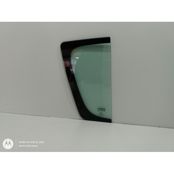 Vidro Da Porta Traseiro Direito Fixo Clio Hatch Sedan 99/14