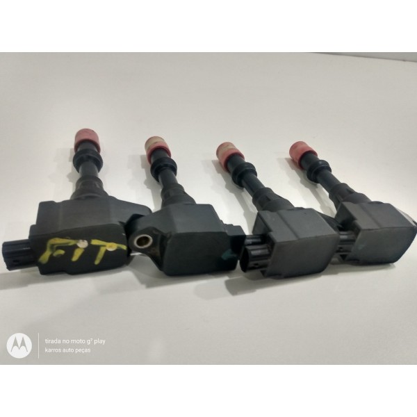 Jogo Bobina Ignição Honda Fit 1.4 8v Novo Original Hitachi
