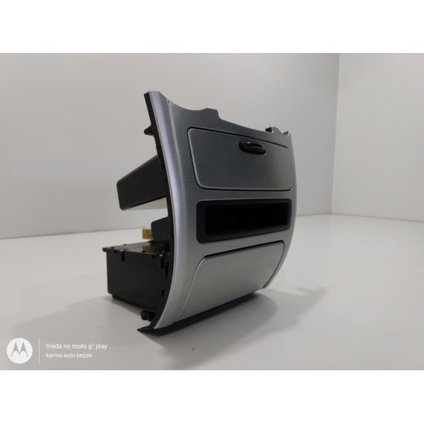 Moldura Porta Treco Gaveta Tomada 12v Kia Magentis Cromada  Prateado