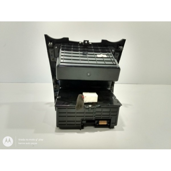 Moldura Porta Treco Gaveta Tomada 12v Kia Magentis Cromada  Prateado