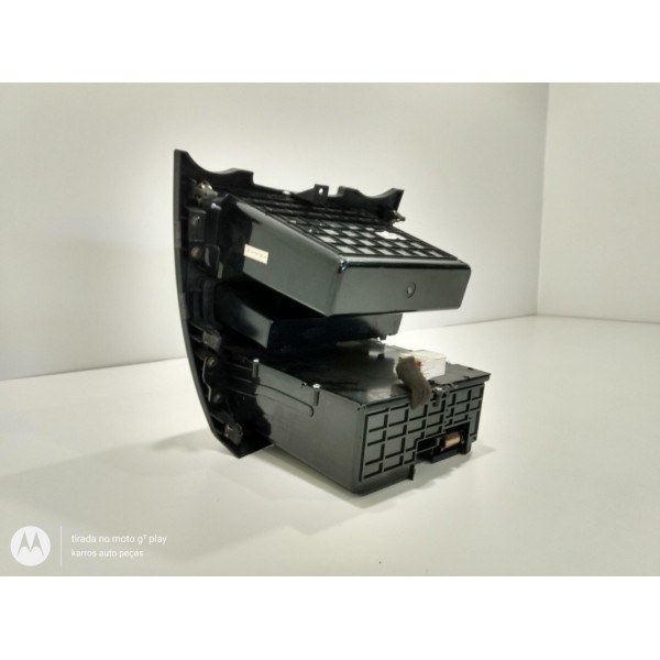 Moldura Porta Treco Gaveta Tomada 12v Kia Magentis Cromada  Prateado