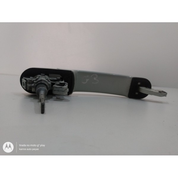 Maçaneta Externa C/ Cilindro Gol Parati G3 Dianteira Esq. Prateado