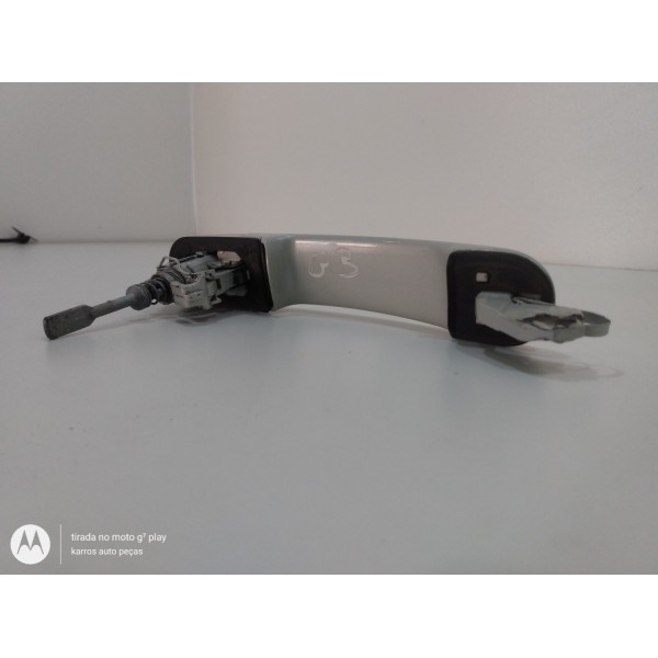 Maçaneta Externa C/ Cilindro Gol Parati G3 Dianteira Esq. Prateado