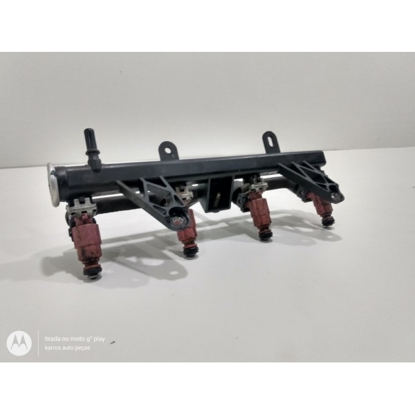 4 Bico Injetor Flauta 206 Citroen C3 1.4 8v Flex