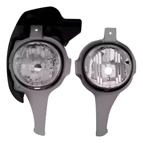 Par Farol Milha Auxiliar Hilux Srv 2005 A 2008 C/suporte