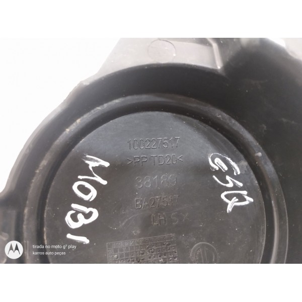 Moldura Tampa Farol De Milha Fiat L.e Preto Esquerdo