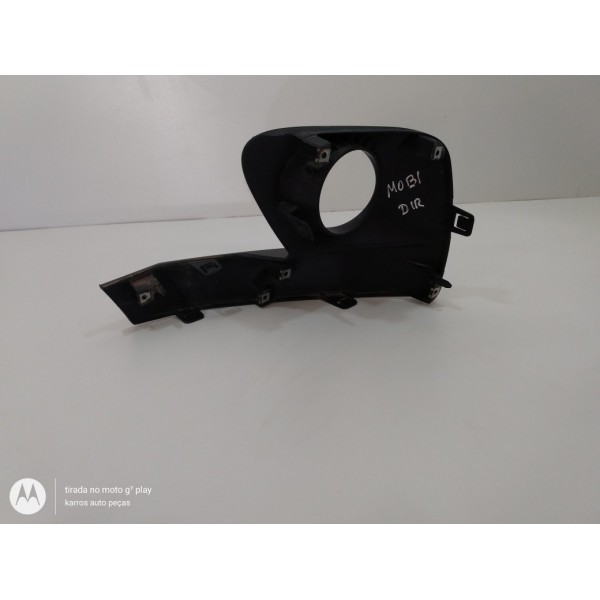 Moldura Farol De Milha Fiat Lado Direito Preto Direito