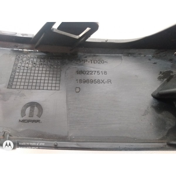 Moldura Farol De Milha Fiat Lado Direito Preto Direito