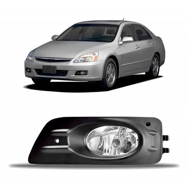 Farol Milha Auxiliar Accord 2006 2007 Com Grade