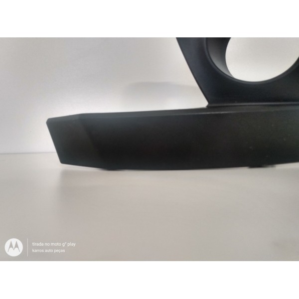 Moldura Farol Milha Esquerda Fiat Mobi Original Mopar Preto Esquerdo