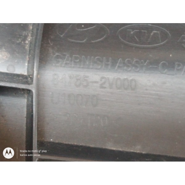 Moldura Superior Do Painel Hyundai Veloster Preto Nenhum