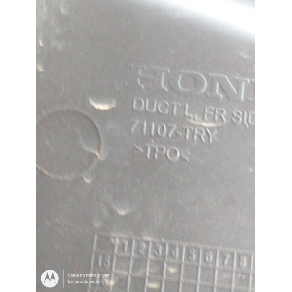 Acabamento Radiador Alma Honda Wrv 2018 Esq.