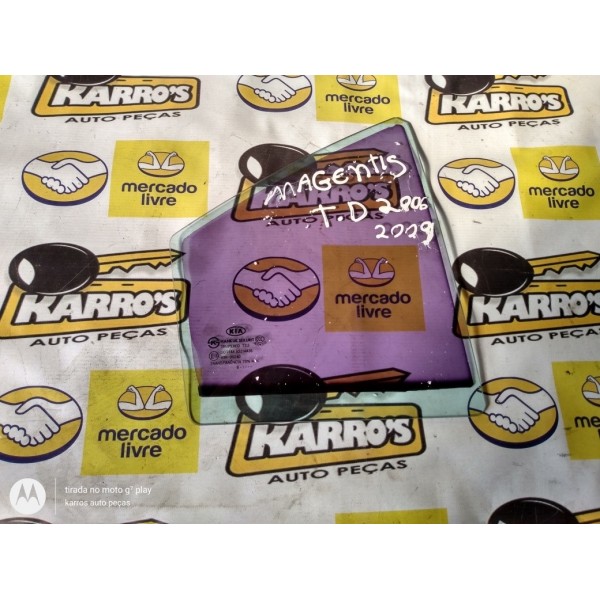 Vidro Fixo Da Porta Traseira Magentis 2006 A 2009