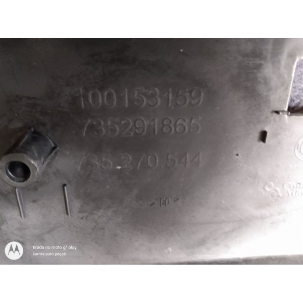 Parachoque Dianteiro Preto Palio Weekend/siena (2001/05) Preto