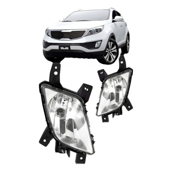 Par Farol Milha Auxiliar Sportage 2011 2012 2013 2014