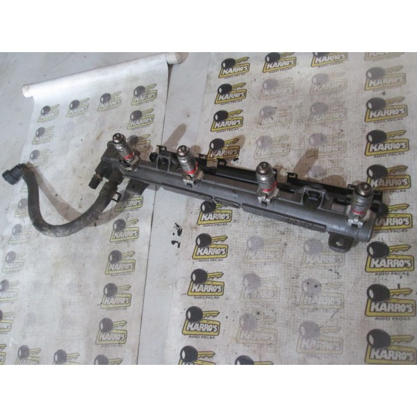 Flauta C/ Bico Injetores Vw Gol Parati Polo 1.0 16v