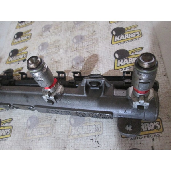 Flauta C/ Bico Injetores Vw Gol Parati Polo 1.0 16v