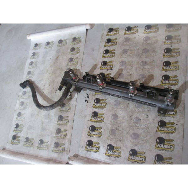 Flauta C/ Bico Injetores Vw Gol Parati Polo 1.0 16v