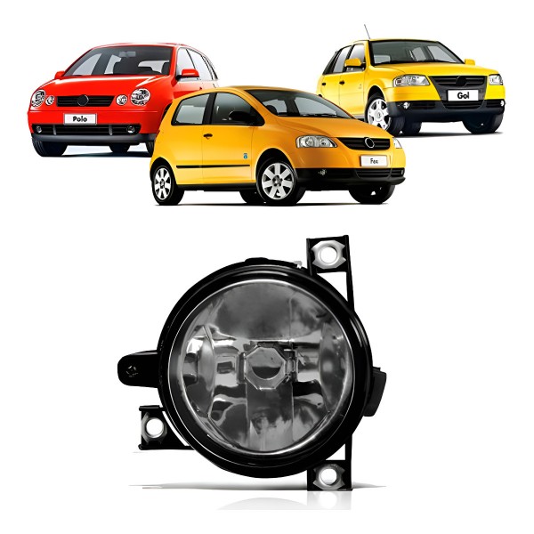 Farol Milha Auxiliar Gol Polo Fox G4 2004 2005 2006 07 2008