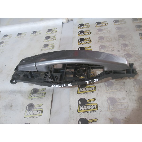 Maçaneta Externa Porta Traseira Direita Agile 2010 Cinza-escuro
