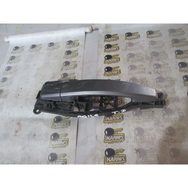 Maçaneta Externa Porta Traseira Direita Agile 2010 Cinza-escuro