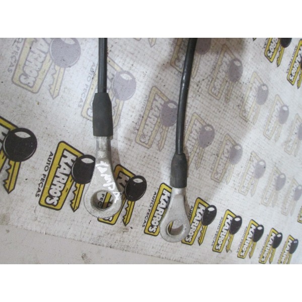 Par Cabo De Aço Tampa Traseira Vw Saveiro G6 E Afins