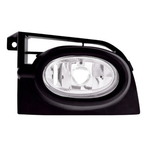 Farol Milha Auxiliar Civic Exs 2006 2007 2008 Com Moldura