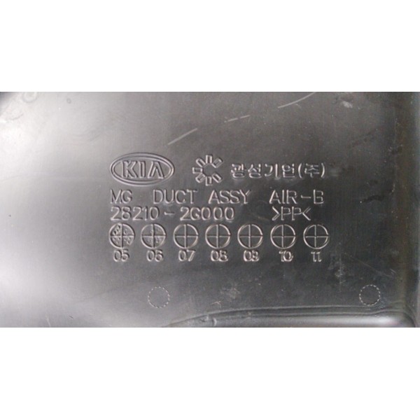 Duto Entrada De Ar Filtro Kia Magentis 2008