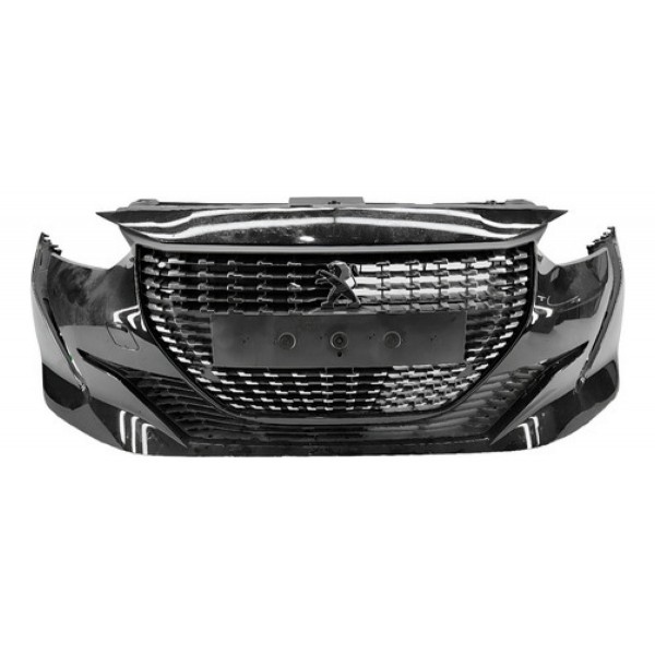 Parachoque Dianteiro 208 2020 A 2024 Preto C/ Grade C/ Friso