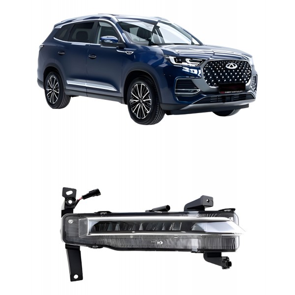 Farol Milha Drl Chery Tiggo 8 Pro 2023 2024 Lado Esquerdo