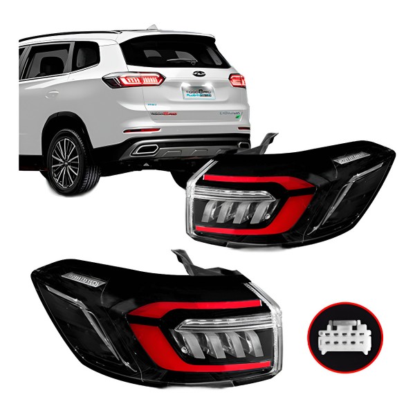 Lanterna Traseira Tiggo 8 Pro 2023 A 2024 Canto Esquerdo/motorista