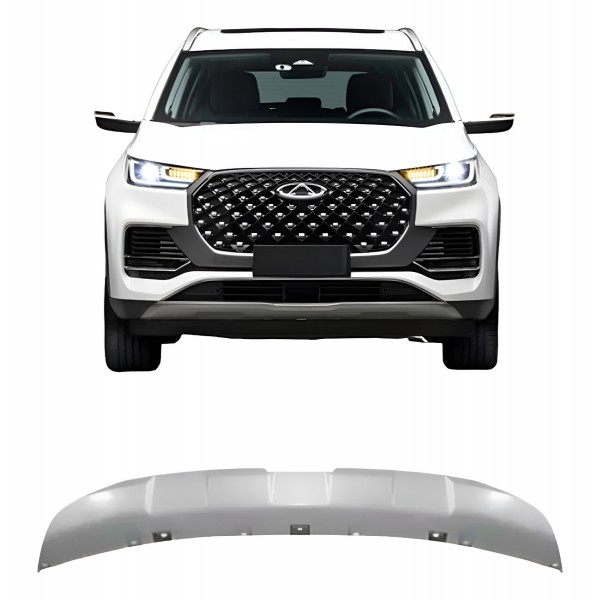 Spoiler Dianteiro Tiggo 8 Pro 2023 A 2024 Prateado