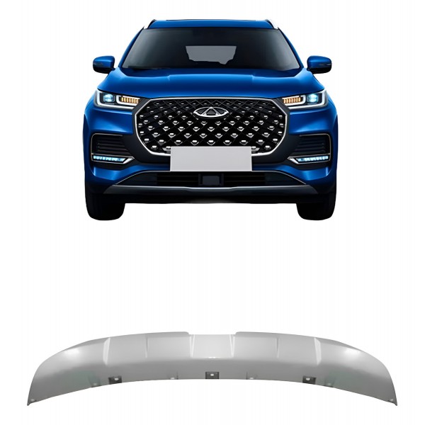 Spoiler Dianteiro Tiggo 8 Pro 2023 2024 Prateado