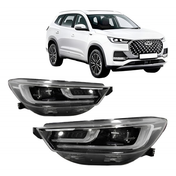 Par Farol Tiggo 8 Pro 2023 A 2024 Elétrico Led C/ Reator 10