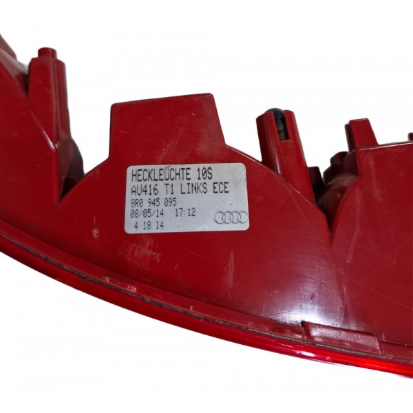 Lanterna Parachoque Traseiro Esquerdo Audi Q5 2009 A 2015 Esquerdo/motorista Vermelho